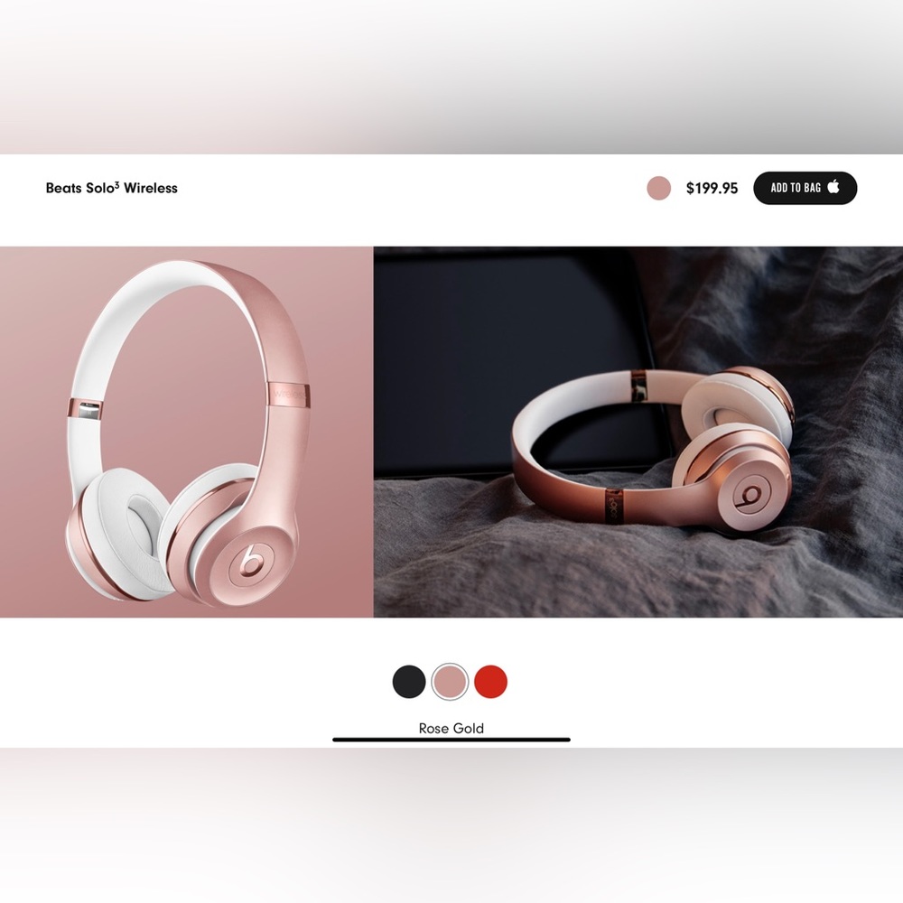 Beats solo wireless rose gold!
